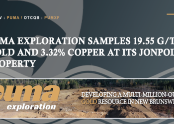 Puma Exploration Samples 19.55 g/t Gold and 3.32% Copper at its Jonpol Property