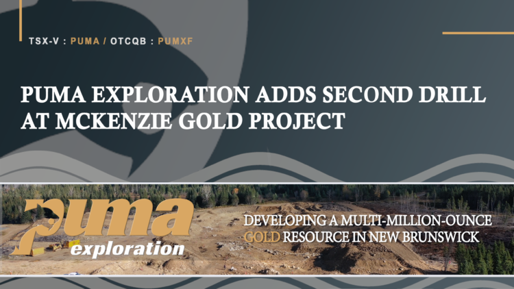 Puma Exploration Adds Second Drill at McKenzie Gold Project