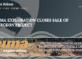 Puma Exploration Closes Sale of Turgeon Project