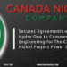 Canada Nickel Secures Agreements with Hydro One to Commence Engineering for Crawford Nickel Project Power Connection