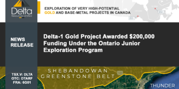 Delta-1 Gold Project Awarded $200,000 Funding Under the Ontario Junior Exploration Program