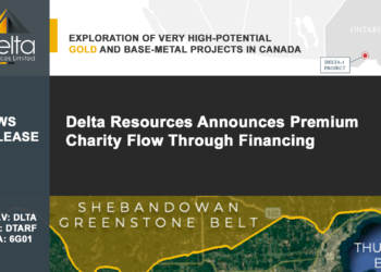 Delta Resources Announces Premium Charity Flow Through Financing