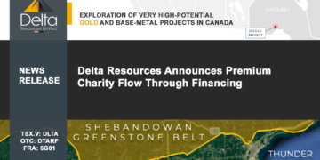Delta Resources Announces Premium Charity Flow Through Financing