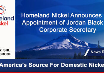 Homeland Nickel Announces the Appointment of Jordan Black as Corporate Secretary