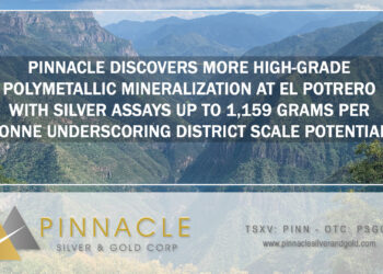 Pinnacle Discovers More High-Grade Polymetallic Mineralization at El Potrero with Silver Assays up to 1,159 grams per tonne Underscoring District Scale Potential