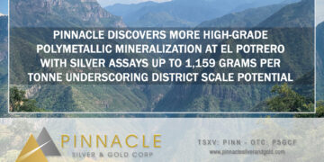 Pinnacle Discovers More High-Grade Polymetallic Mineralization at El Potrero with Silver Assays up to 1,159 grams per tonne Underscoring District Scale Potential