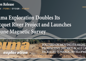 Puma Exploration Doubles Its Jacquet River Project and Launches Drone Magnetic Survey