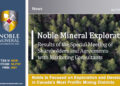 Noble Announces Results of the Special Meeting of Shareholders and Agreements with Marketing Consultants