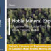 Noble Mineral Exploration Inc. to Acquire Lucas Gold Project from Canada Nickel