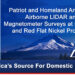 Patriot and Homeland Announce Airborne LIDAR and Magnetometer Surveys at Cleopatra and Red Flat Nickel Properties