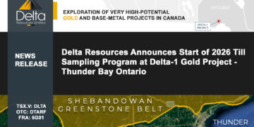 Delta Resources Announces Start of 2026 Till Sampling Program at Delta-1 Gold Project – Thunder Bay Ontario