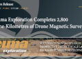 Puma Exploration Completes 2,800 Line-Kilometres of Drone Magnetic Surveys