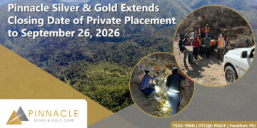 Pinnacle Extends Closing Date of Private Placement to September 26, 2026