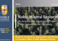 Noble Mineral Exploration to Acquire Lucas Gold Project from Canada Nickel Company