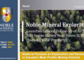 Noble Minerals launches ground follow-up of AirTEM, Heli-borne Survey Near Havre St. Pierre, Quebec (NHSP Property)