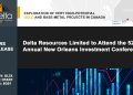 Delta Resources Limited to Attend the 52nd Annual New Orleans Investment Conference