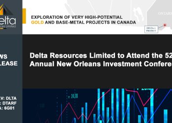 Delta Resources Limited to Attend the 52nd Annual New Orleans Investment Conference